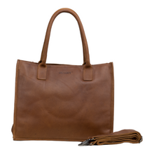 Afbeelding in Gallery-weergave laden, DSTRCT Preston Park Laptoptas 15,6 inch / Werktas Cognac