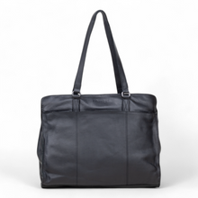 Afbeelding in Gallery-weergave laden, DSTRCT Exclusive Lederen werktas laptoptas 15,6 inch zwart