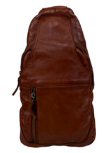Afbeelding in Gallery-weergave laden, DSTRCT HARRINGTON ROAD Schoudertas Bodybag cognac