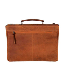 Afbeelding in Gallery-weergave laden, DSTRCT Wall Street Aktetas 15,6 inch cognac