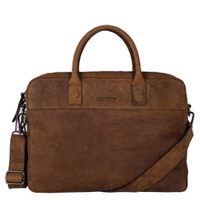 Afbeelding in Gallery-weergave laden, DSTRCT Wall Street Laptoptas 15,6 inch brown