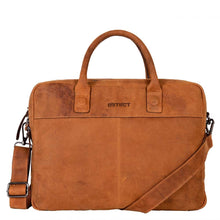 Afbeelding in Gallery-weergave laden, DSTRCT Wall Street Laptoptas 15,6 inch cognac