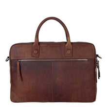 Afbeelding in Gallery-weergave laden, DSTRCT Wall Street Laptoptas 17 inch brown