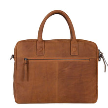 Afbeelding in Gallery-weergave laden, DSTRCT laptoptas Wall Street 15 inch cognac