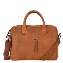 Afbeelding in Gallery-weergave laden, DSTRCT laptoptas Wall Street 15,6 inch cognac