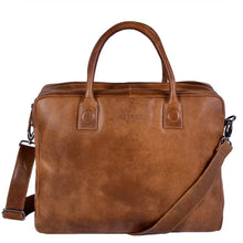 Afbeelding in Gallery-weergave laden, DSTRCT Laptoptas Fletcher Street 15,6 inch cognac