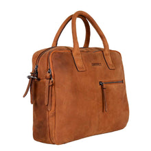 Afbeelding in Gallery-weergave laden, DSTRCT laptoptas Wall Street 15,6 inch cognac