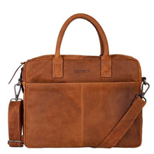 Afbeelding in Gallery-weergave laden, DSTRCT laptoptas Wall Street 15 inch cognac