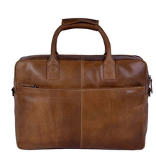 Afbeelding in Gallery-weergave laden, DSTRCT Laptoptas Fletcher Street 17 inch cognac