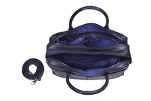 Afbeelding in Gallery-weergave laden, DSTRCT Exclusive Lederen Laptoptas 15,6 inch zwart
