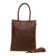 Afbeelding in Gallery-weergave laden, DSTRCT Preston Park Shopper Laptoptas 15,6 inch Cognac
