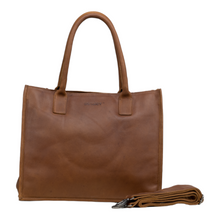 Afbeelding in Gallery-weergave laden, DSTRCT Preston Park Laptoptas 15,6 inch / Werktas Cognac
