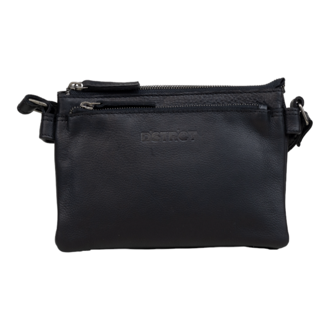 DSTRCT Preston Park Crossbody / Schoudertas Zwart