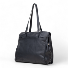 Afbeelding in Gallery-weergave laden, DSTRCT Exclusive Lederen werktas laptoptas 15,6 inch zwart
