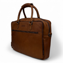 Afbeelding in Gallery-weergave laden, DSTRCT Preston Park Laptoptas 17 inch Cognac 388430.30
