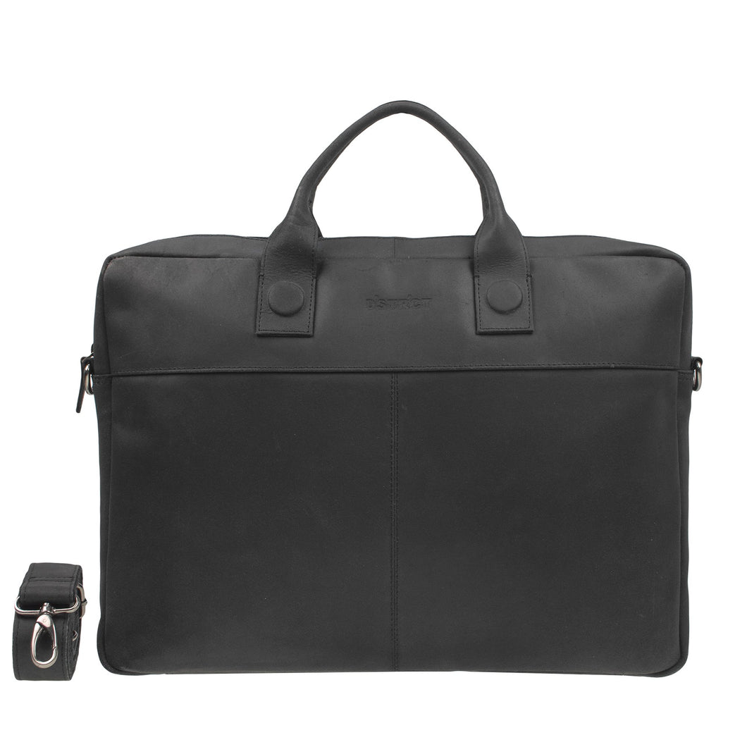 DSTRCT Laptoptas Fletcher Street 17 inch black