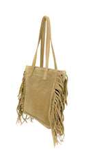Afbeelding in Gallery-weergave laden, DSTRCT Schoudertas Portland Road Mini Shopper Fringles Beige
