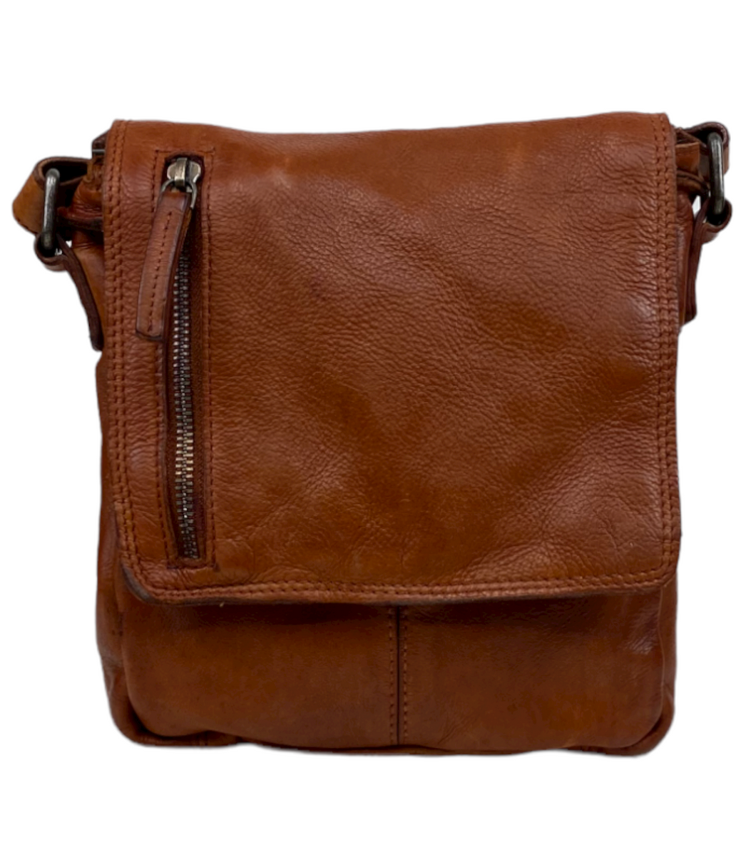 DSTRCT Schoudertas Kleptas HARRINGTON ROAD cognac