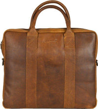 Afbeelding in Gallery-weergave laden, DSTRCT Laptoptas LIMITED 14 inch cognac

