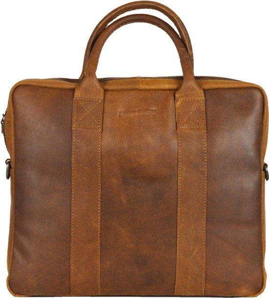 DSTRCT Laptoptas LIMITED 14 inch cognac