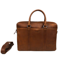 Afbeelding in Gallery-weergave laden, DSTRCT Premium Collection Laptopbag 15,6&quot; cognac
