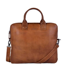 Afbeelding in Gallery-weergave laden, DSTRCT Laptoptas Fletcher Street 14 inch cognac
