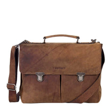 Afbeelding in Gallery-weergave laden, DSTRCT Wall Street Aktetas 15,6 inch brown
