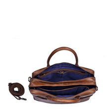 Afbeelding in Gallery-weergave laden, DSTRCT Limited Double Zip 15&#39;&#39; Laptoptas cognac
