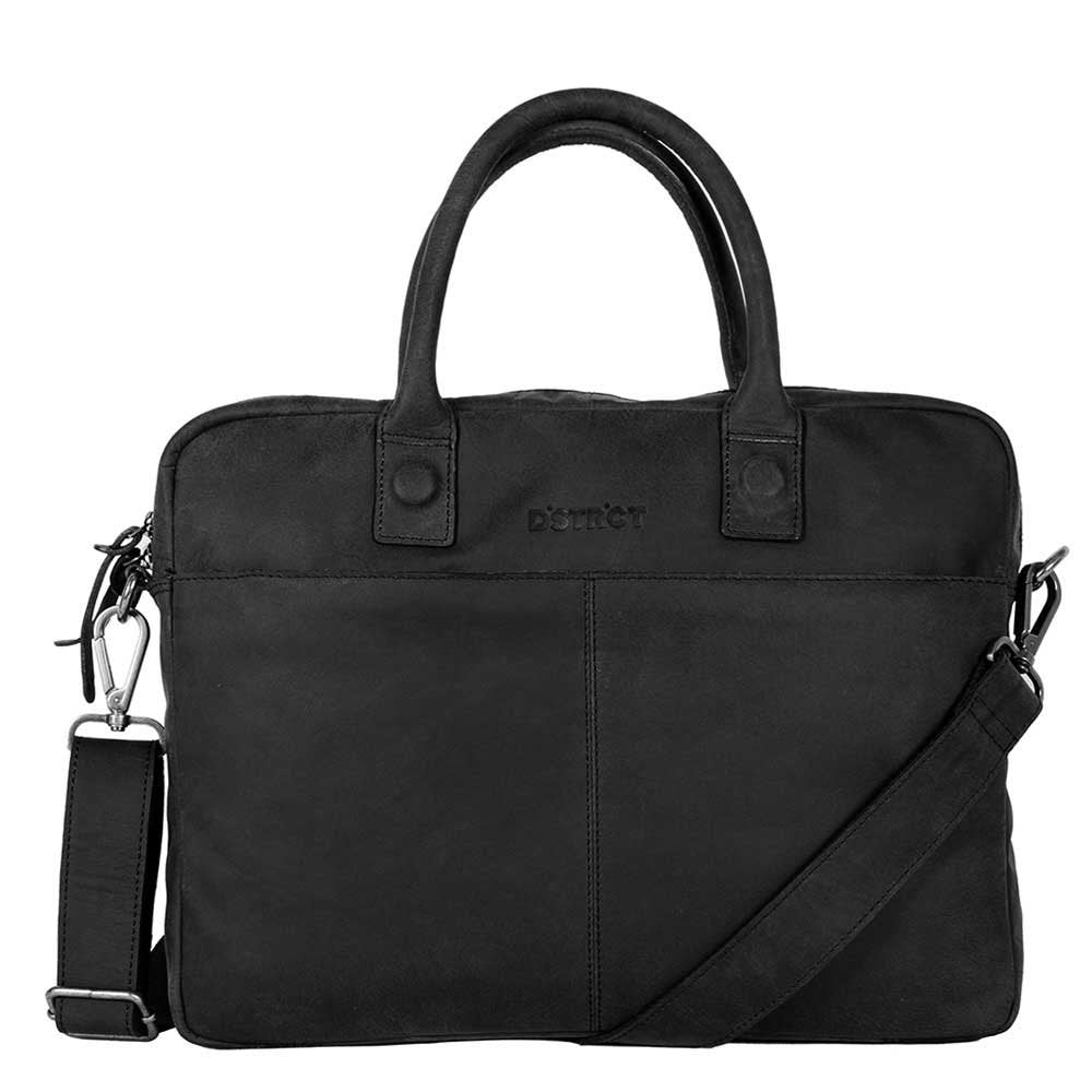 DSTRCT Laptoptas Wall Street 15 inch black