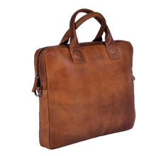 Afbeelding in Gallery-weergave laden, DSTRCT Laptoptas Fletcher Street 14 inch cognac

